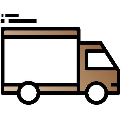 Logo "livraison suivie" (camion roulant)