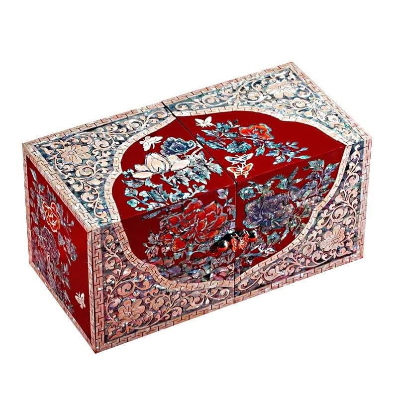 miniature de la boîte à bijoux originale 2 cubes rouges 1